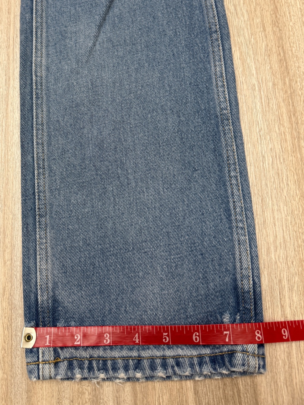 Re/Done 90’s High Rise Loose Jean Size Size 26 in Color Medium Destroyed - Picture 16 of 16